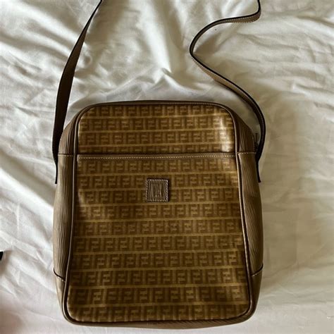 fendi messenger bags|authentic vintage Fendi crossbody bag.